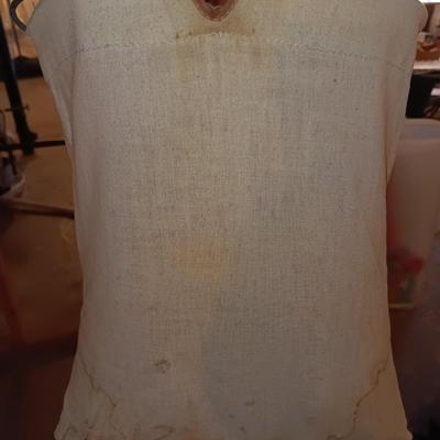 RARE Antique 100% cotton Champion stay open clothespin bag.