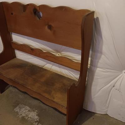 Wooden bench - child's bench or plant stand