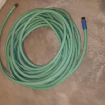 Large garden hose with flowerpots chain thru center muti hanging baskets
