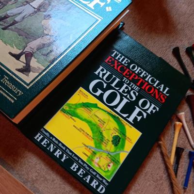 For the Golfer - tapestry - golfing books - mug and T's
