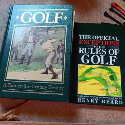 For the Golfer - tapestry - golfing books - mug and T's