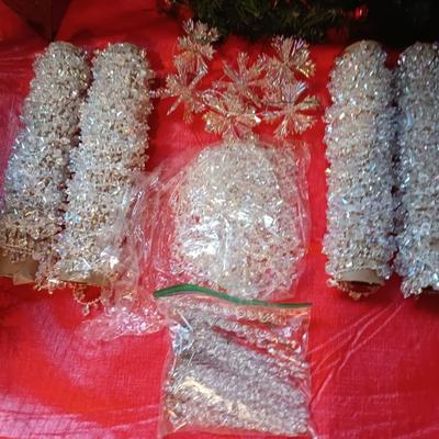 Christmas - tall wooden Welcome Santa - wreaths - hanging basket and more