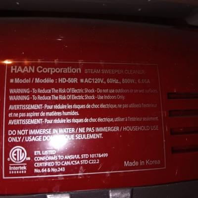 Haan Duo Steam sweeper floor sanitizer