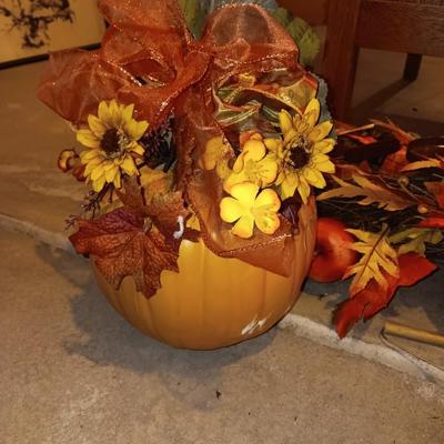 Fall / Halloween decorations - ghost - pumpkin - candle holder and more