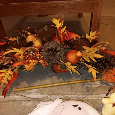 Fall / Halloween decorations - ghost - pumpkin - candle holder and more