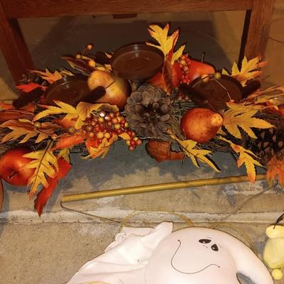 Fall / Halloween decorations - ghost - pumpkin - candle holder and more
