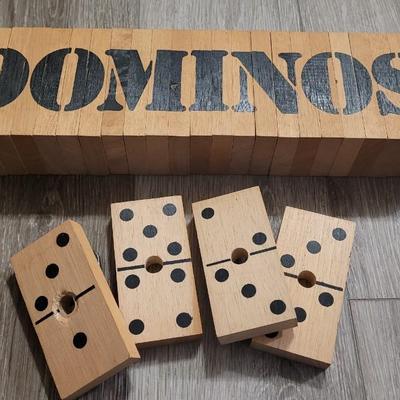 Handmade Wood Dominos