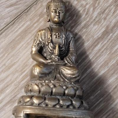 Small Antique Brass Buddha