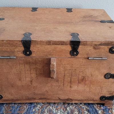 Antique Wood Spanish Chest