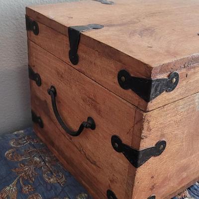 Antique Wood Spanish Chest