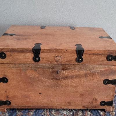 Antique Wood Spanish Chest