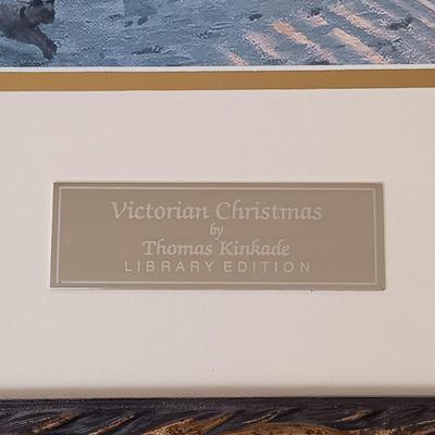 LOT 49S: Thomas Kinkade 'Victorian Christmas' Library Edition Art Print