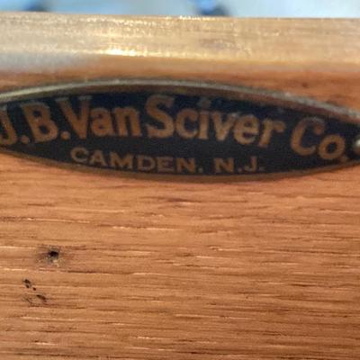 LOT 60U: Vintage J.B. Van Sciver Co. Painted Wood Dresser
