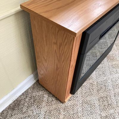 LOT 65S: Heat Surge Portable Electric Fireplace - Hand Built By Amish Craftsmen