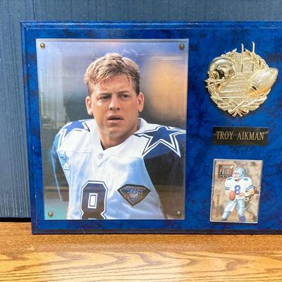LOT 66S: Dallas Cowboys Sports Memorabilia - Troy Aikman and Emmitt Smith
