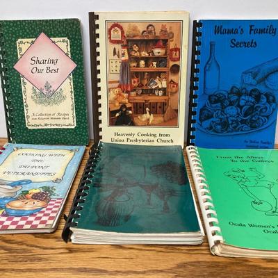 LOT 69S: Handmade for Nonni's Biscotti Jar, Vintage Cookbooks and More