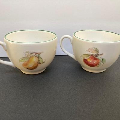 LOT 74S: Hand Painted Fruit - Patricia Brubaker Certified International Canister Set, Baum Bros 