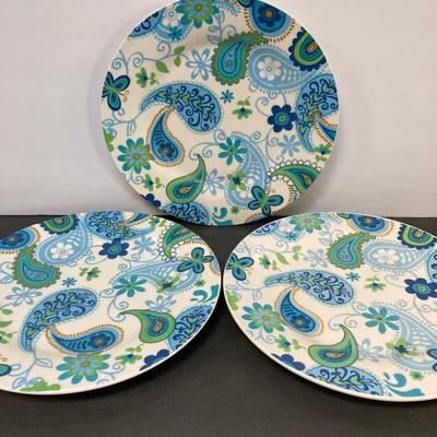 LOT 75S: Colorful Royal Norfolk Dinnerware, Glassware and More