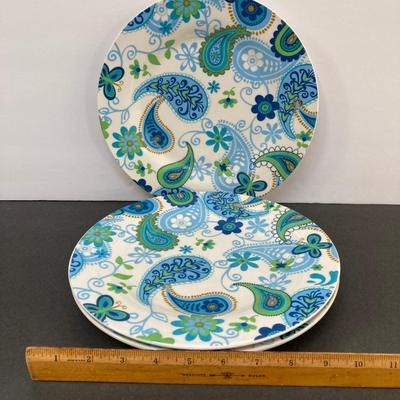 LOT 75S: Colorful Royal Norfolk Dinnerware, Glassware and More