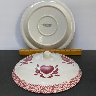 LOT 76S: Grandma's House - Pie Serving Plate, Vintage A Price Import Japan Grandma Musical Rocking Chair and More
