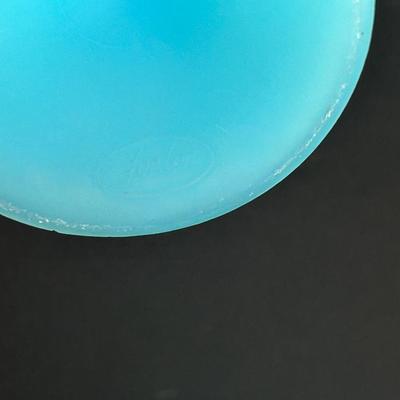LOT 185S: Fenton Glass - Blue Fenton Dish And White/ Clear Fenton Basket