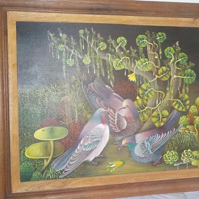 Original Oil Art "The Nesting" By Estigene. X.