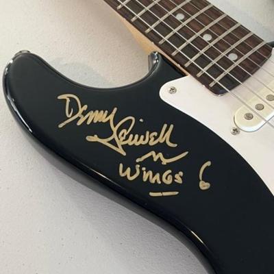 PAUL MCCARTNEY HAND SIGNED GUITAR WINGS
