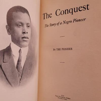 VERY RARE - 1st ed. 'The Pioneer' SIGNED by the Author, Oscar Micheaux