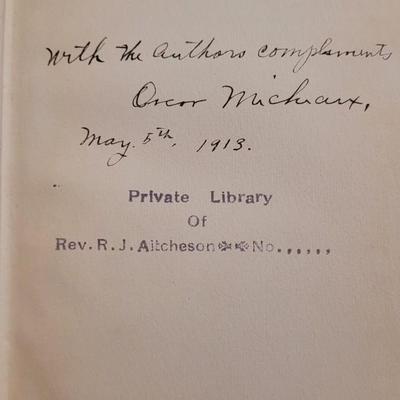 VERY RARE - 1st ed. 'The Pioneer' SIGNED by the Author, Oscar Micheaux