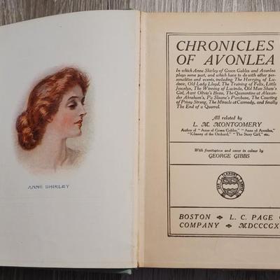 1st ed. 'Chronicals of Avonlea' by L.M. Montgomery
