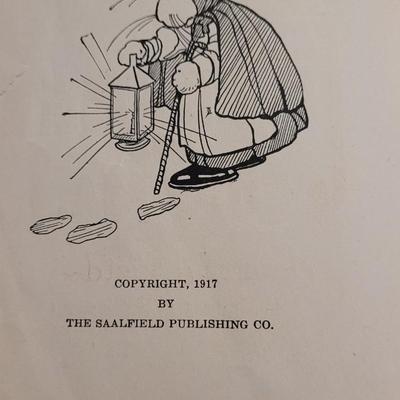Antique 1917 Book 'Peter Rabbit and His Ma'