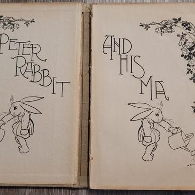 Antique 1917 Book 'Peter Rabbit and His Ma'