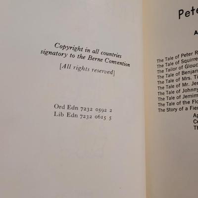 Vintage Mini Book 'The Tale of Peter Rabbit'