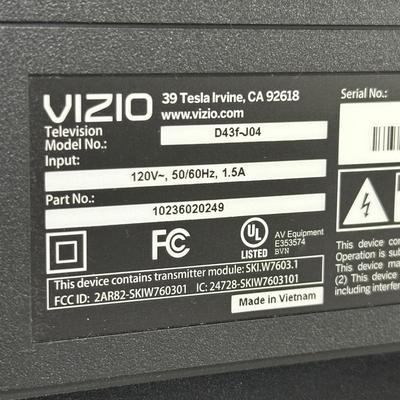 VIZIO ~ 43â€ Smart TV