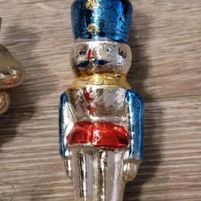 Vintage Mercury Glass Christmas Ornaments