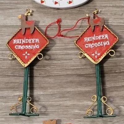 Vintage Reindeer Ornaments