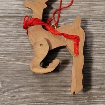 Vintage Reindeer Ornaments