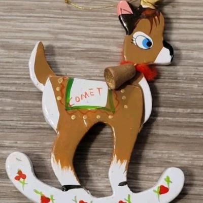 Vintage Reindeer Ornaments