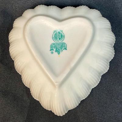 Belleek Pottery (Ireland) Leaf, Shell & Heart Shaped Plate