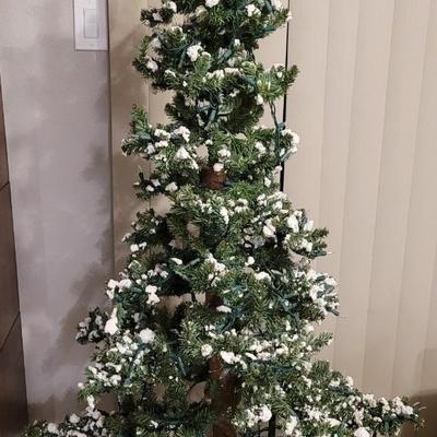 Flocked Christmas Tree