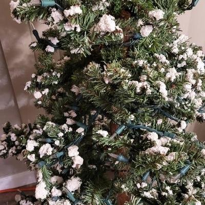 Flocked Christmas Tree