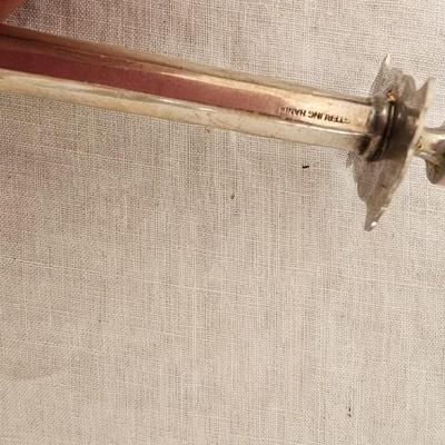 Sterling silver handled carving knife and fork