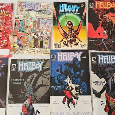 Lot of vintage comics Hellboy, Batman, Spiderman, Thor and more!