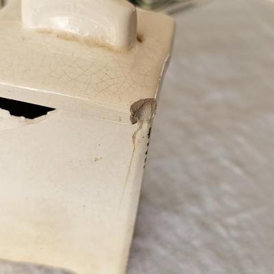 Antique Viktoria kitchen canisters ceramic Made in Germany