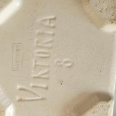 Antique Viktoria kitchen canisters ceramic Made in Germany