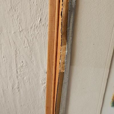 Signed and numbered lithograph print frame is 24" x 30" Artist "Hoi"