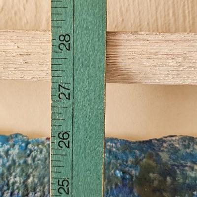 Bascha Mon "Poppy Fields/ Heroin Dreams" Encaustic and collage on paper