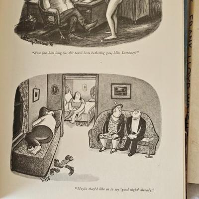 3 Vintage books Lot The New Yorker Album of Drawings, Frank Lloyd Wright, The History of Art