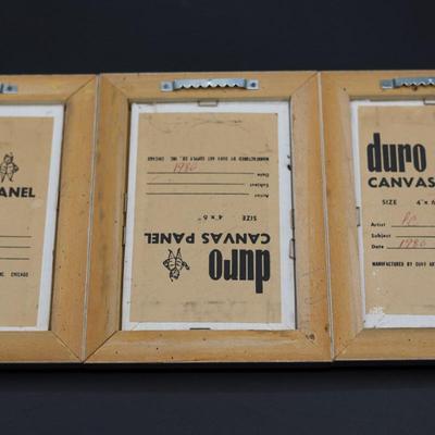 Three Framed Paintings (3)