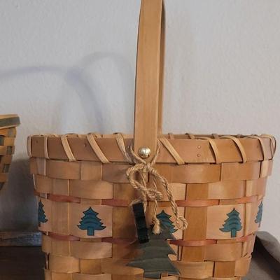 (2) Woven Baskets